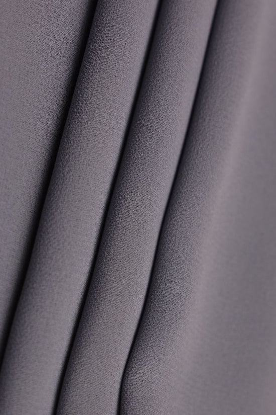 Plain Georgette - Ash