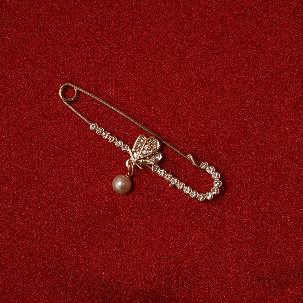Rhinestone Butterfly Hijab Pin