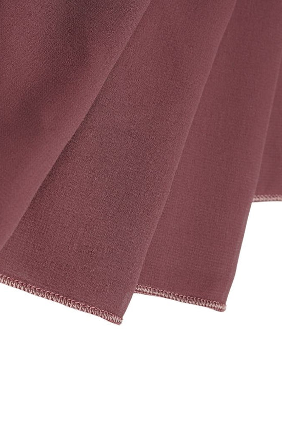 Plain Georgette - Mulberry