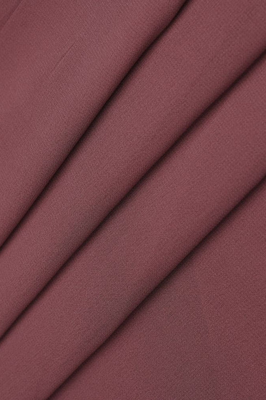Plain Georgette - Mulberry