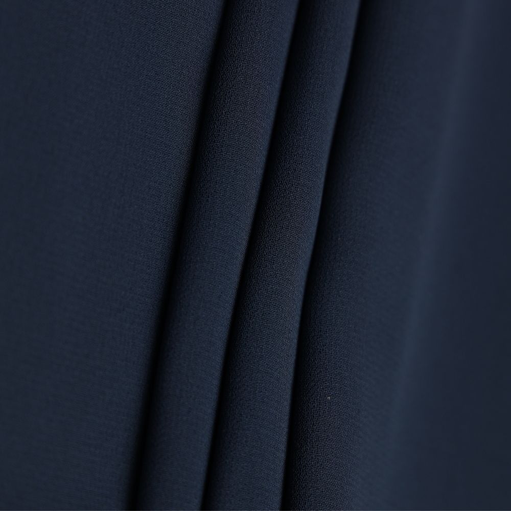 Plain Georgette - Demin