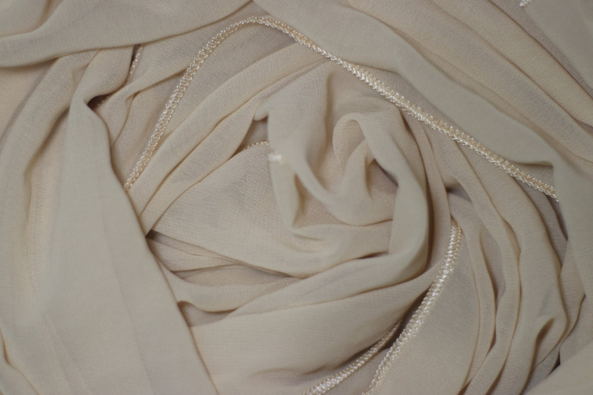 Vanilla Cream – Premium Georgette Hijab