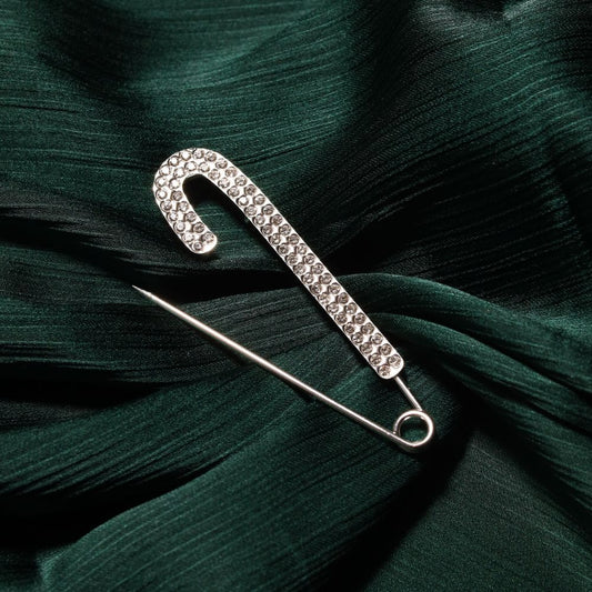 Crystal Curve Hijab Pin