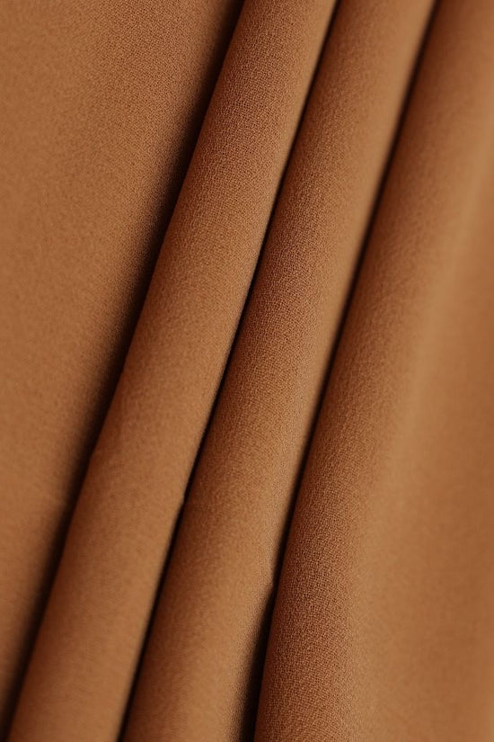 Plain Georgette - Latte