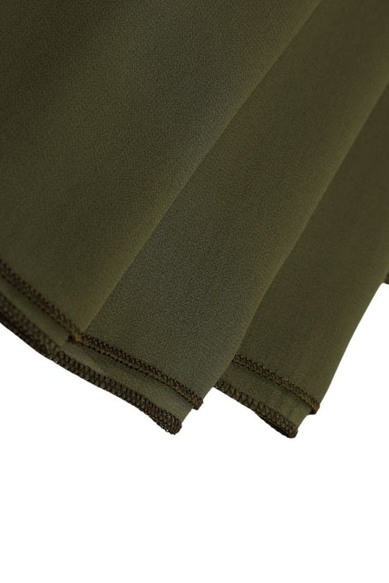 Plain Georgette - Olive