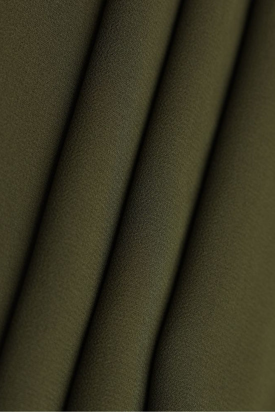 Plain Georgette - Olive