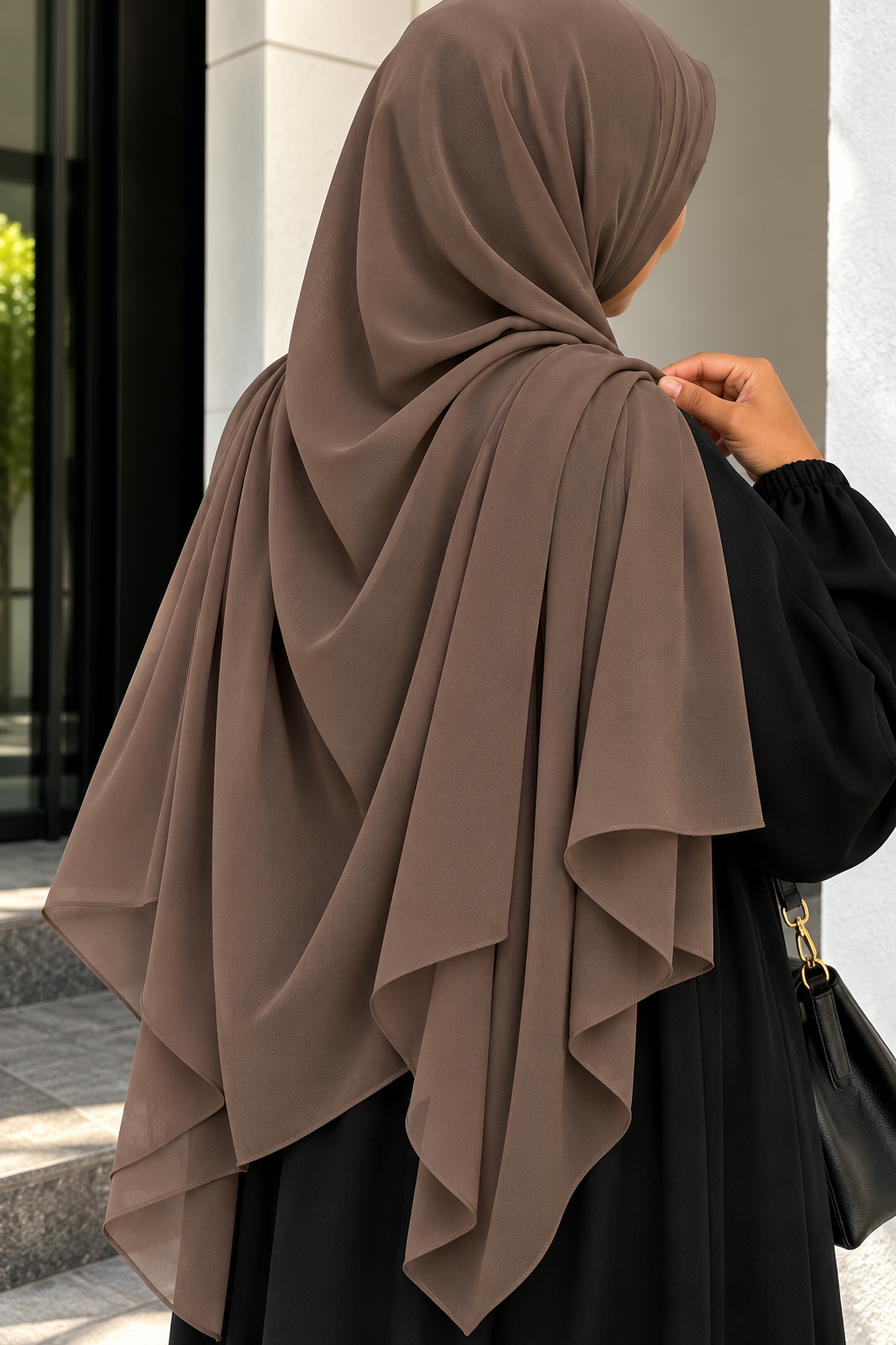 Truffle – Premium Georgette Hijab