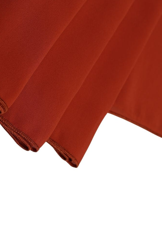 Plain Georgette - Rust