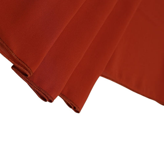 Plain Georgette - Rust