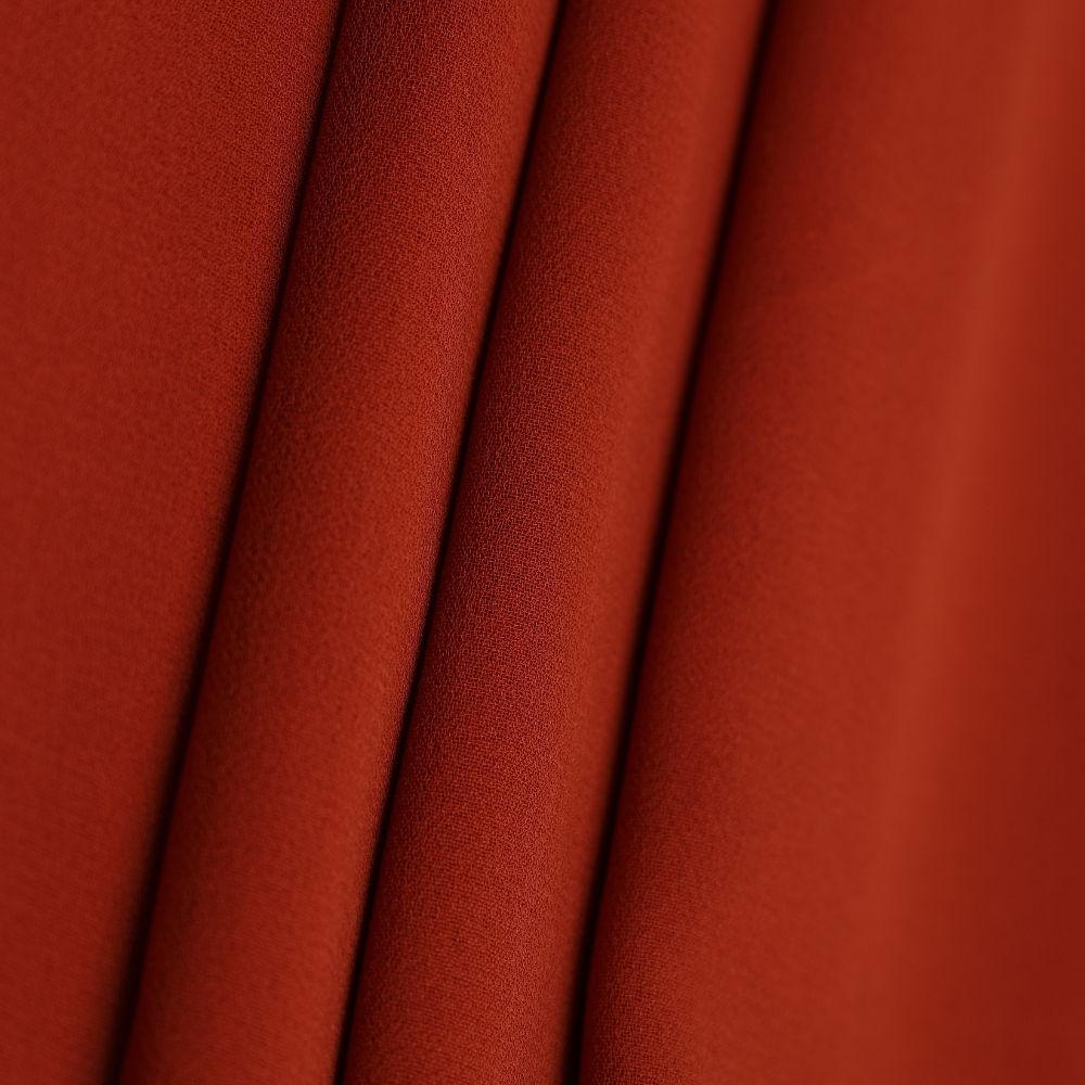 Plain Georgette - Rust