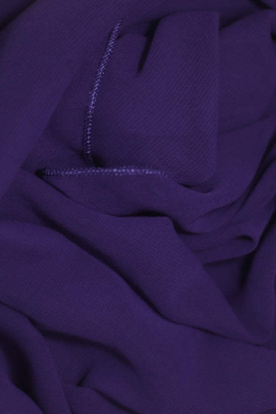 Midnight Plum – Premium Georgette Hijab