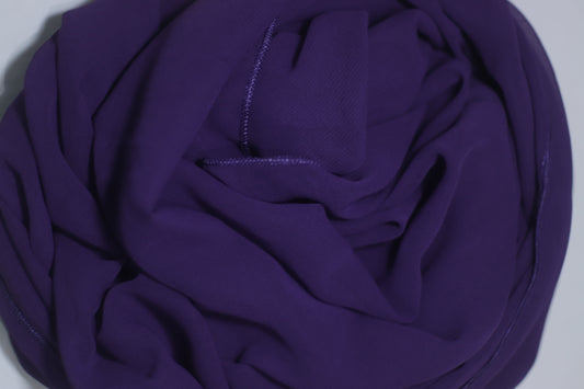 Midnight Plum – Premium Georgette Hijab
