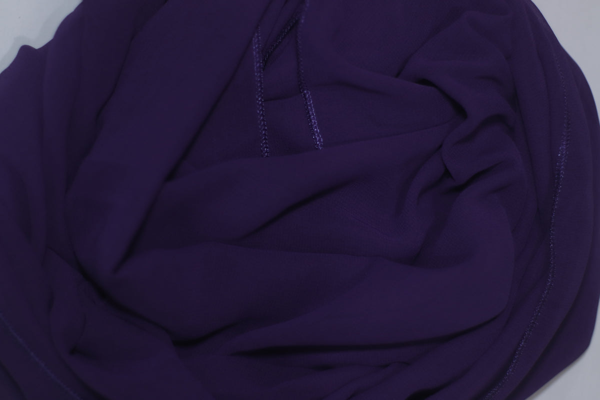 Midnight Plum – Premium Georgette Hijab