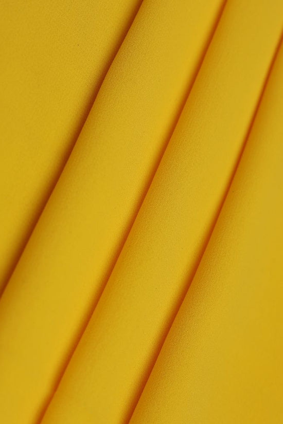 Plain Georgette - Yellow