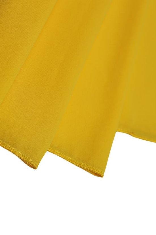 Plain Georgette - Yellow