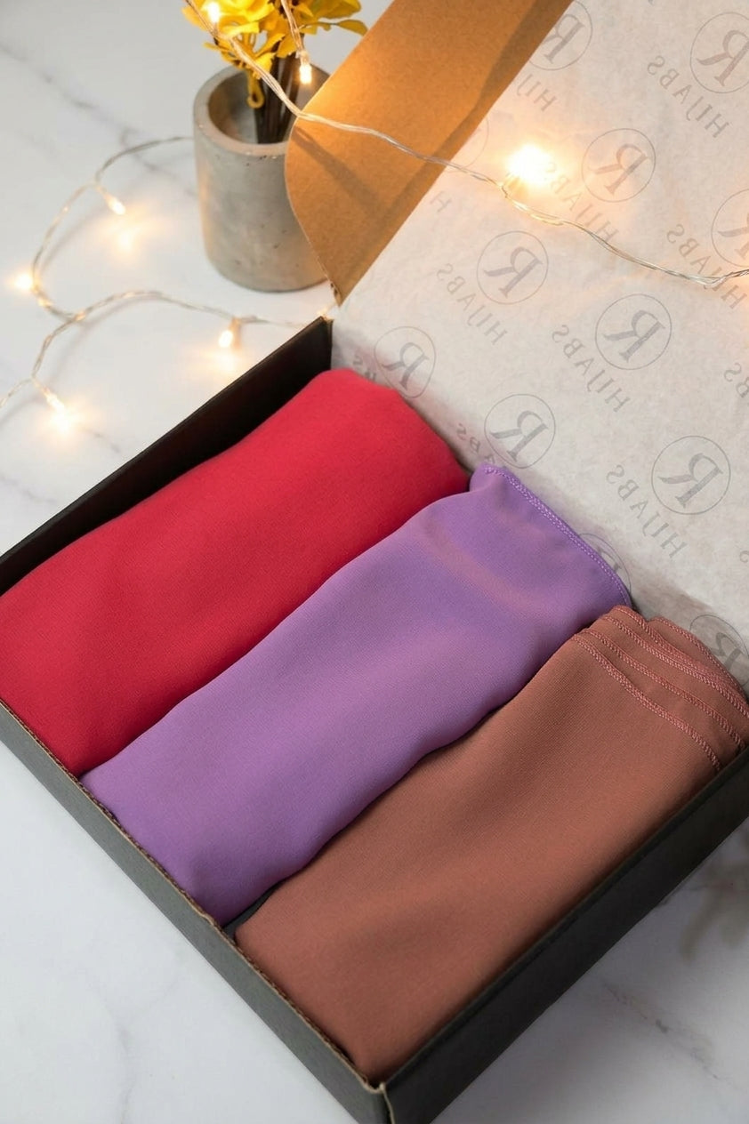 Girly Goat – Premium Georgette Hijab Bundle