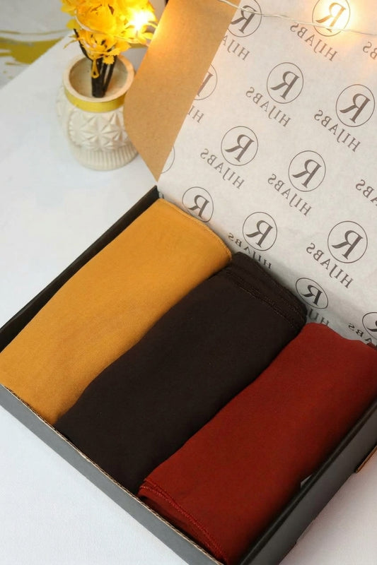Autumn Things – Georgette Hijab Bundle