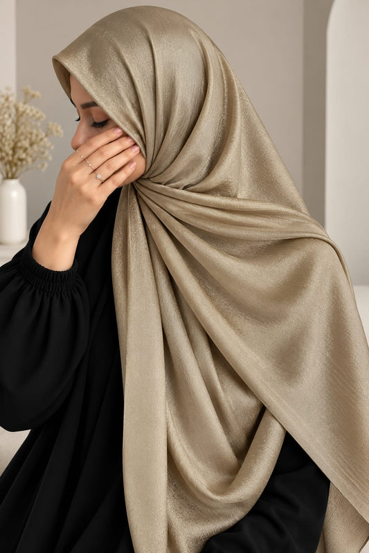 Honey Beige - Chiffon Silk Hijab