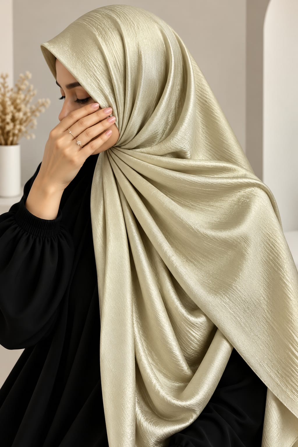 Butter Cream – Chiffon Silk Hijab