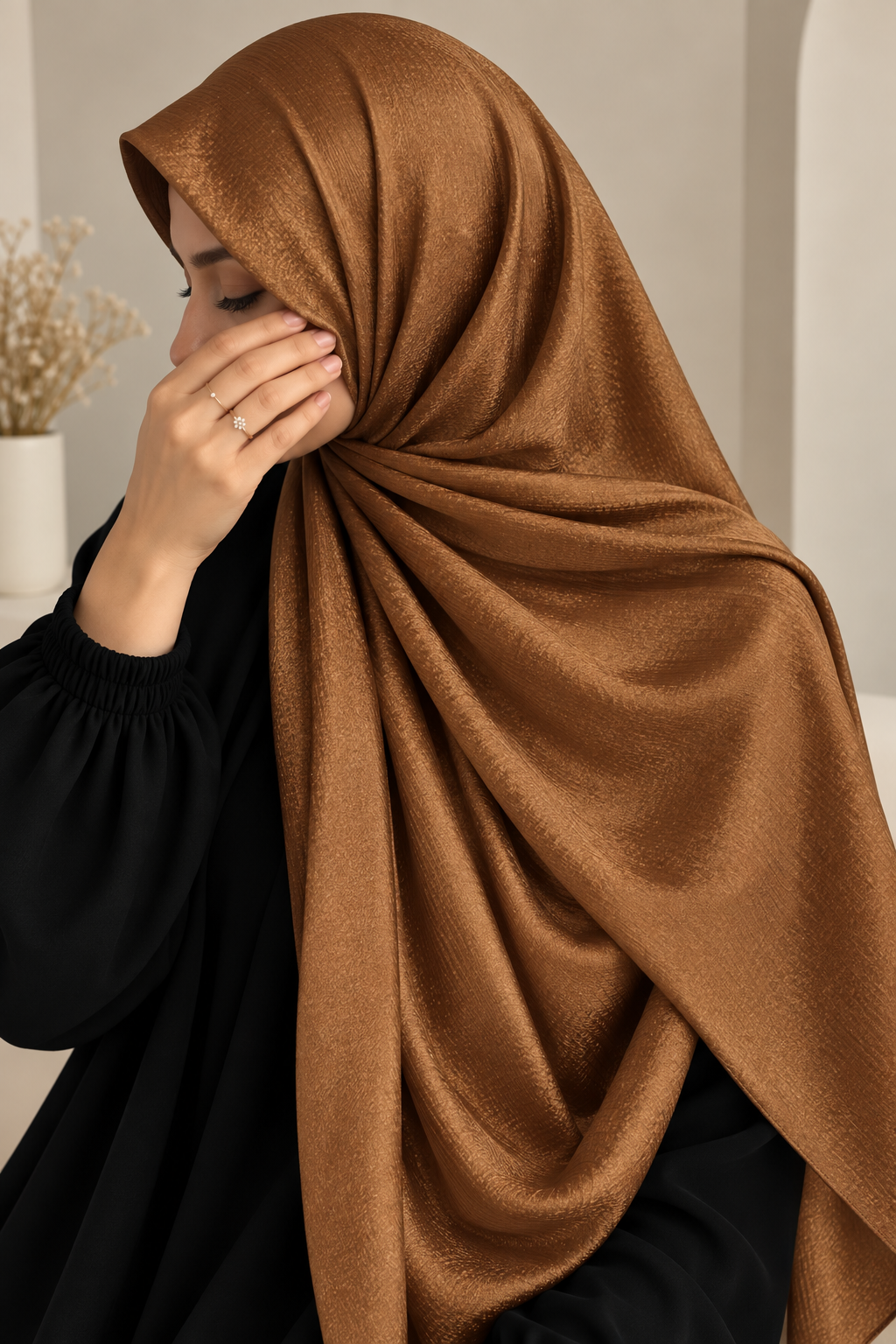 Caramel - Chiffon Silk Hijab