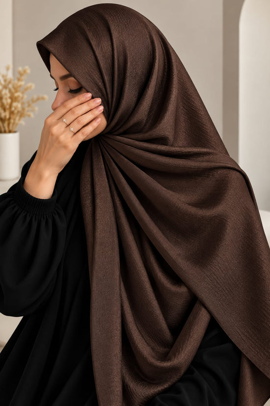 Espresso - Chiffon Silk Hijab