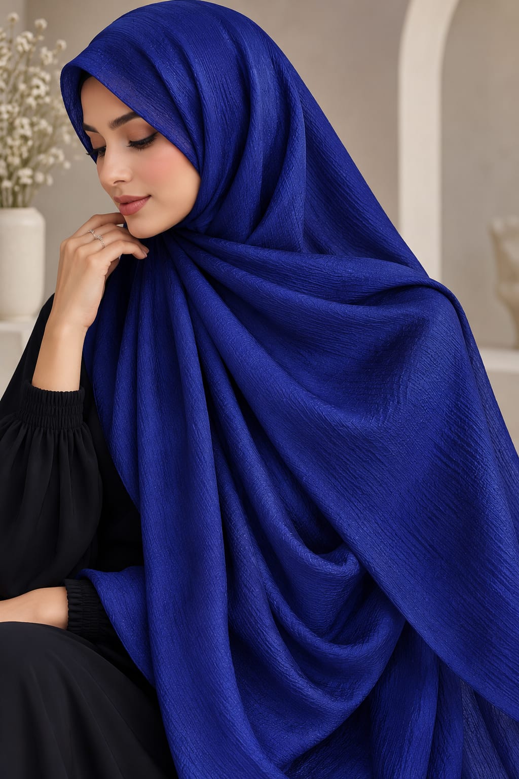 Royal Blue - Chiffon Silk Hijab